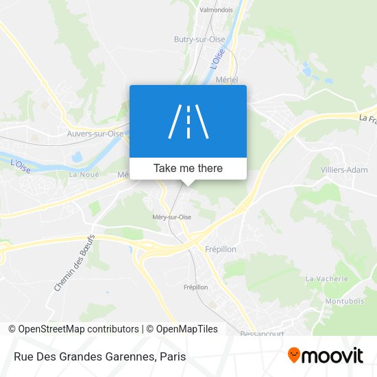 Rue Des Grandes Garennes map