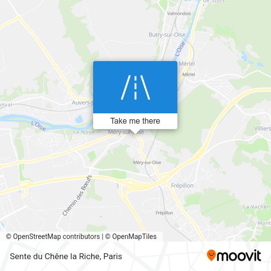 Sente du Chêne la Riche map