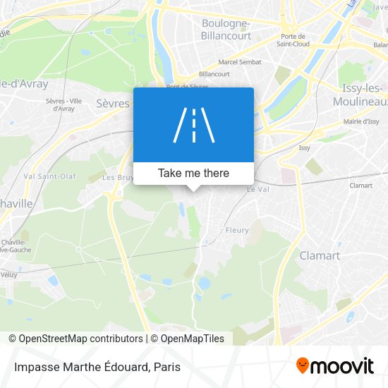 Impasse Marthe Édouard map