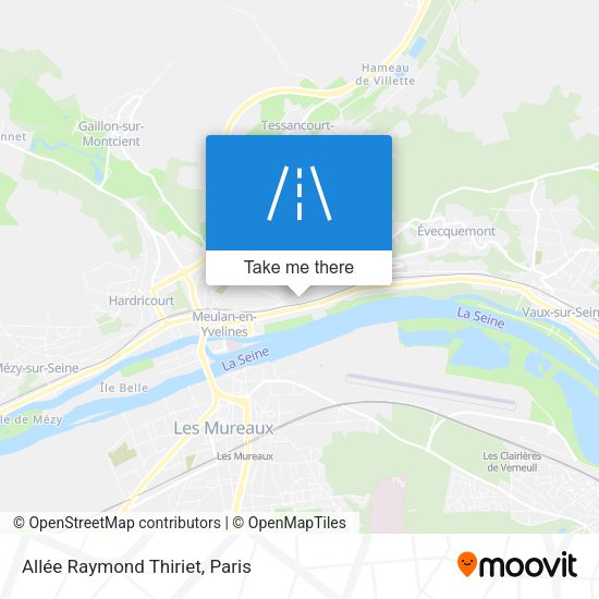 Allée Raymond Thiriet map