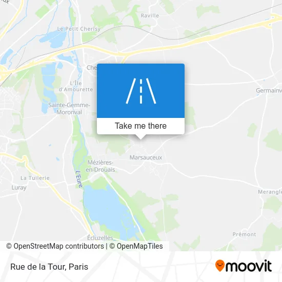 Rue de la Tour map