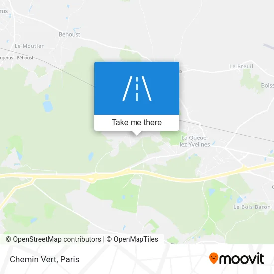 Chemin Vert map