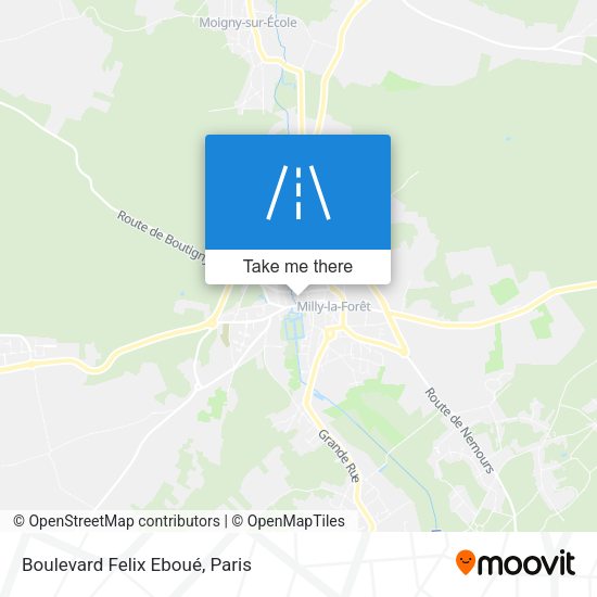 Boulevard Felix Eboué map