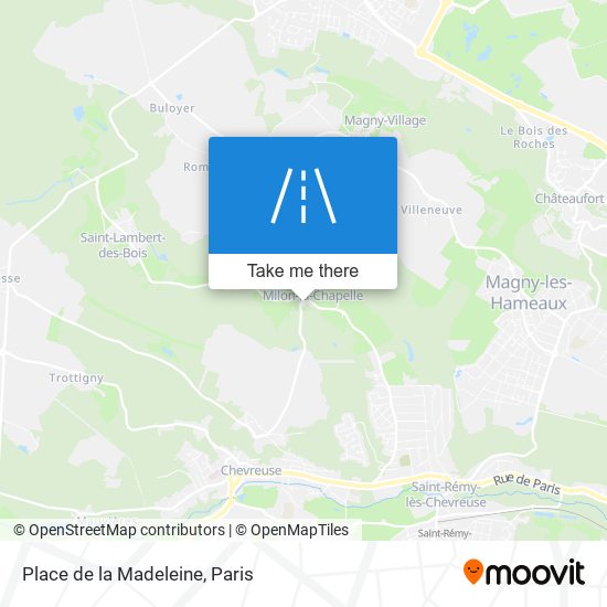 Mapa Place de la Madeleine