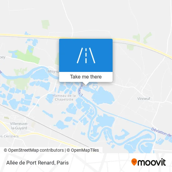 Mapa Allée De Port Renard