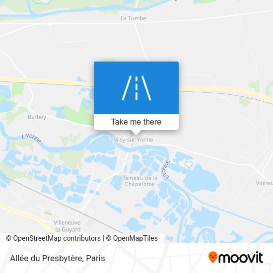 Allée du Presbytère map