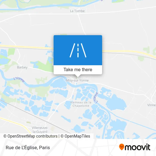 Rue de L'Église map