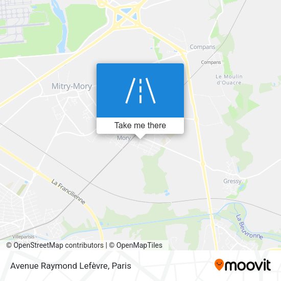 Avenue Raymond Lefèvre map