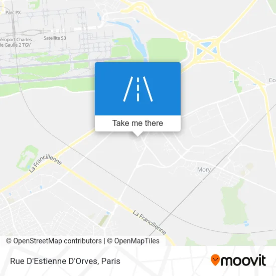 Mapa Rue D'Estienne D'Orves