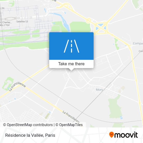 Résidence la Vallée map