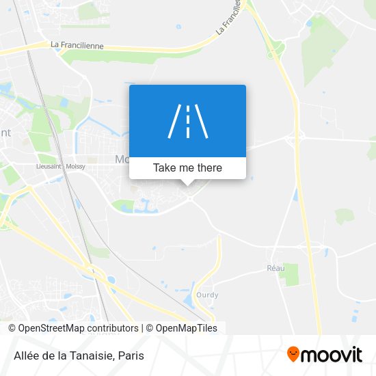 Allée de la Tanaisie map
