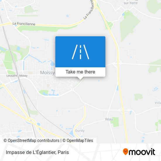 Impasse de L'Églantier map