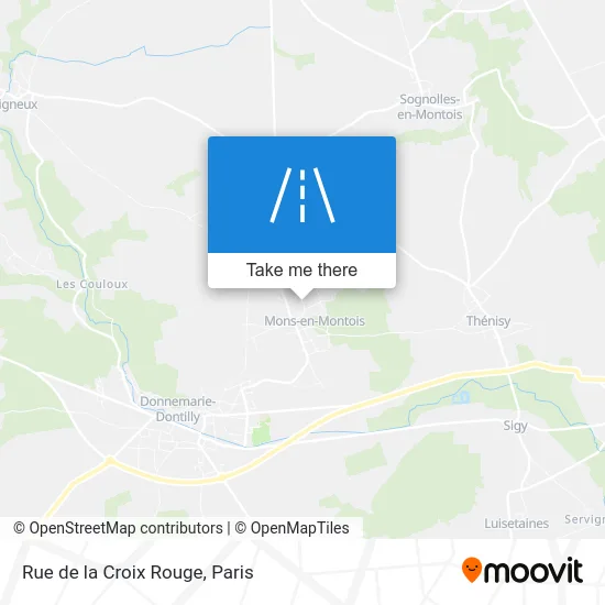 Rue de la Croix Rouge map