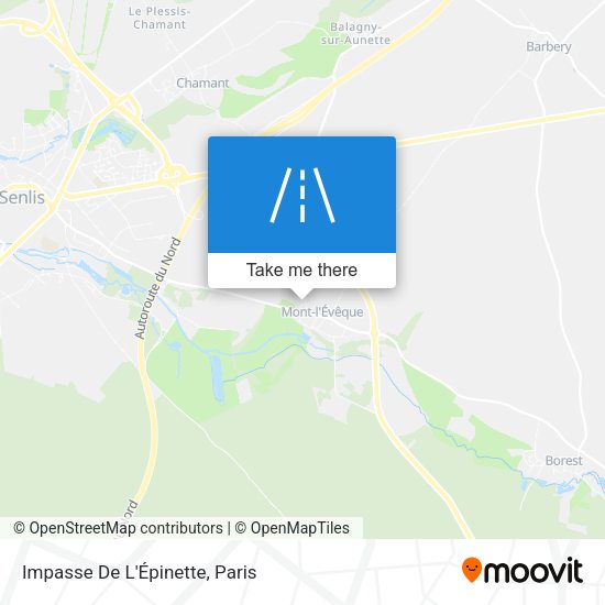 Impasse De L'Épinette map