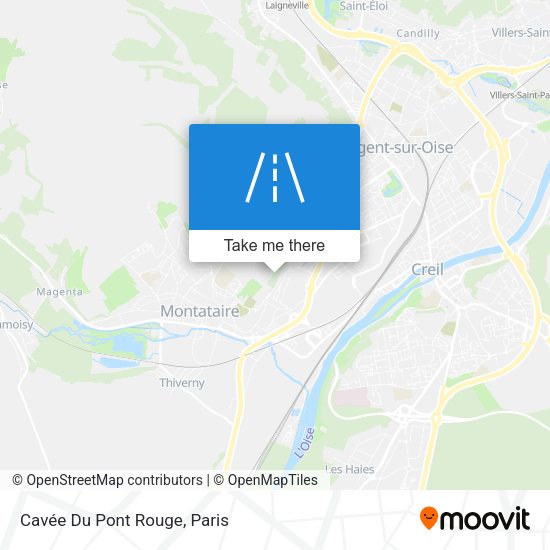 Cavée Du Pont Rouge map