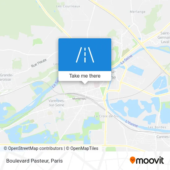 Boulevard Pasteur map