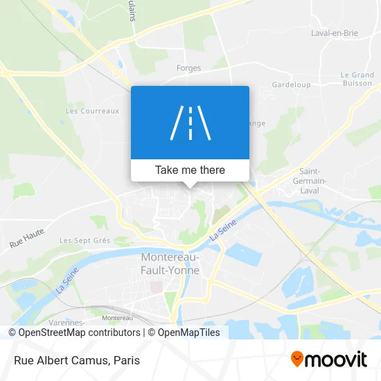 Rue Albert Camus map
