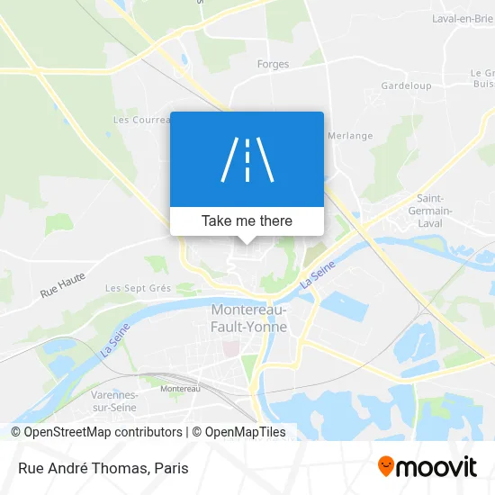 Rue André Thomas map