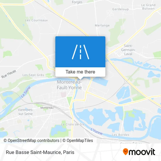 Rue Basse Saint-Maurice map