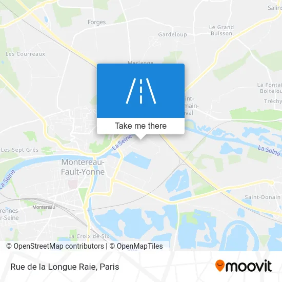 Rue de la Longue Raie map