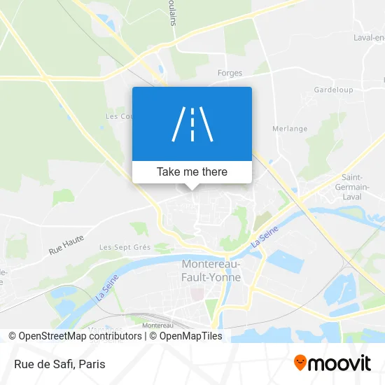 Rue de Safi map