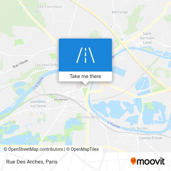 Rue Des Arches map