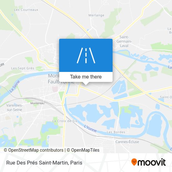 Rue Des Prés Saint-Martin map