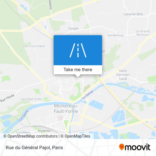 Rue du Général Pajol map
