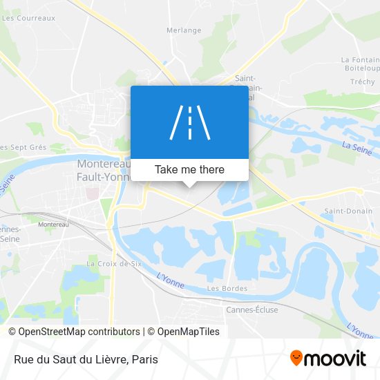 Rue du Saut du Lièvre map