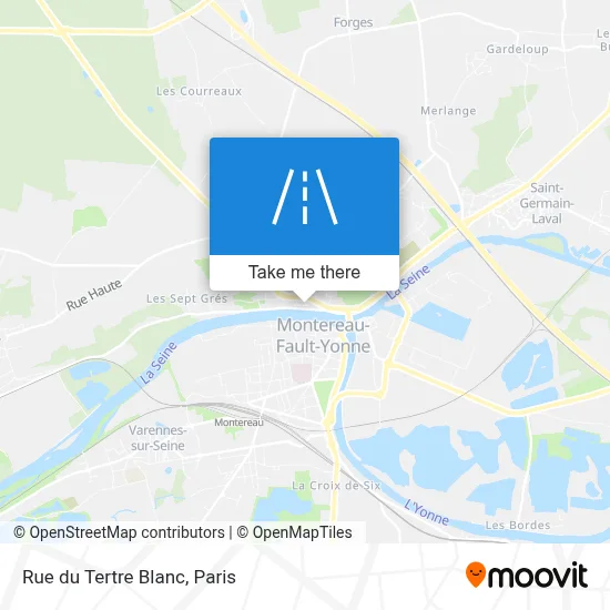 Rue du Tertre Blanc map