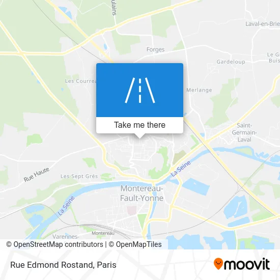 Rue Edmond Rostand map