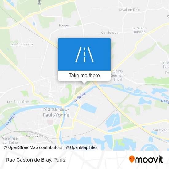 Rue Gaston de Bray map