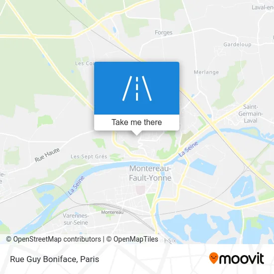 Rue Guy Boniface map