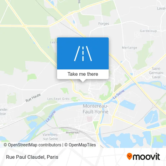Rue Paul Claudel map