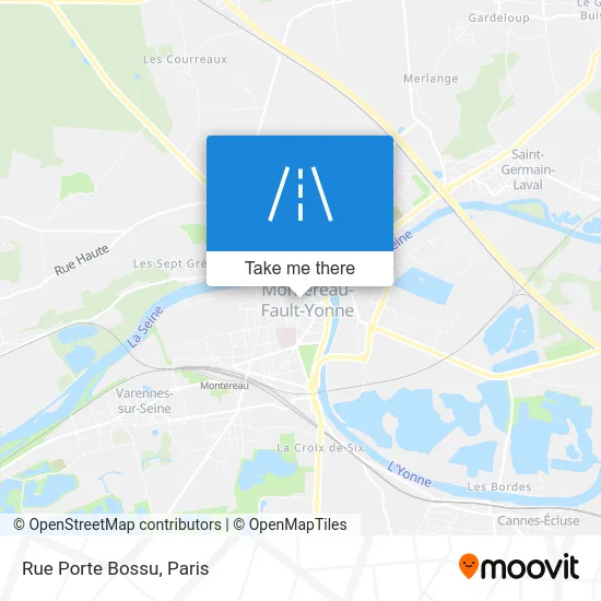 Rue Porte Bossu map
