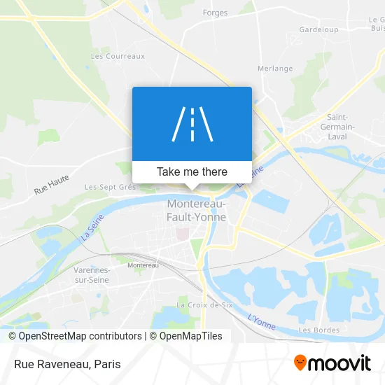 Rue Raveneau map
