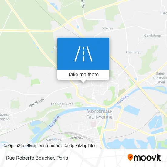 Rue Roberte Boucher map