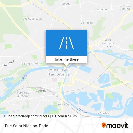 Rue Saint-Nicolas map