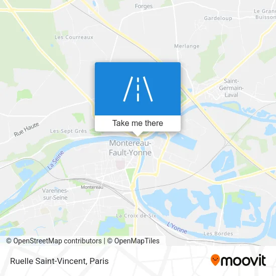 Ruelle Saint-Vincent map