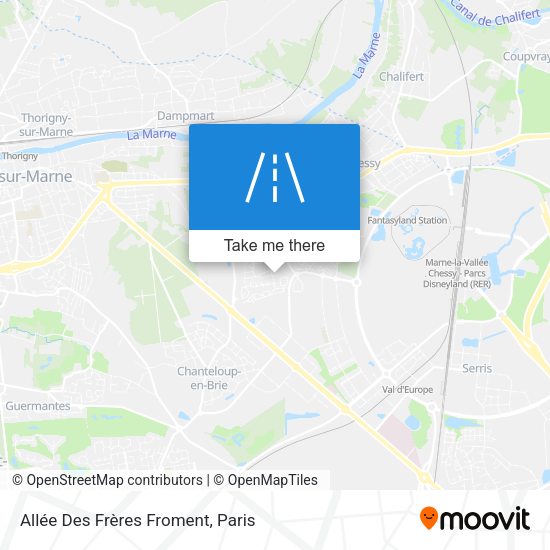 Allée Des Frères Froment map