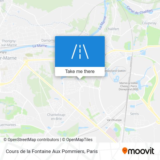 Cours de la Fontaine Aux Pommiers map