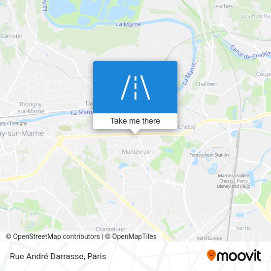 Rue André Darrasse map