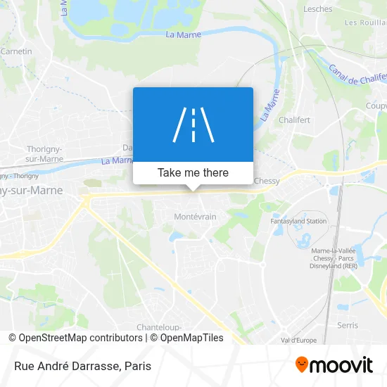 Rue André Darrasse map