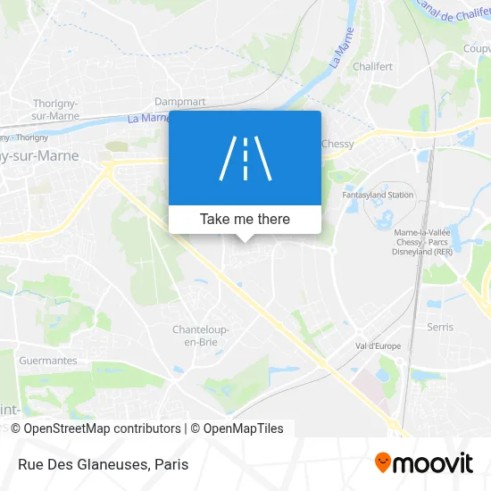 Rue Des Glaneuses map