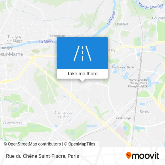 Rue du Chêne Saint-Fiacre map