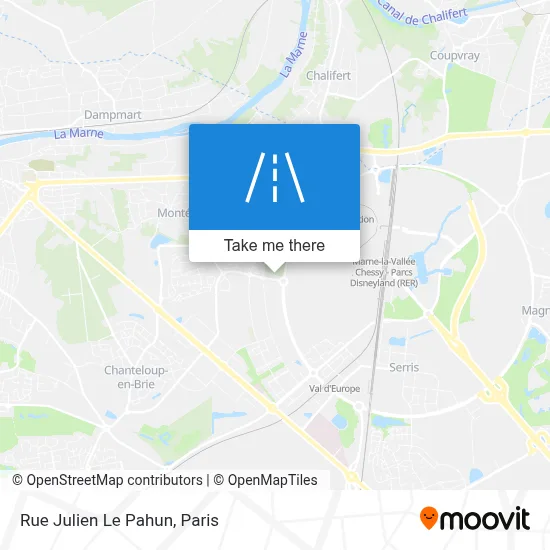 Rue Julien Le Pahun map