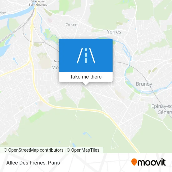 Allée Des Frênes map