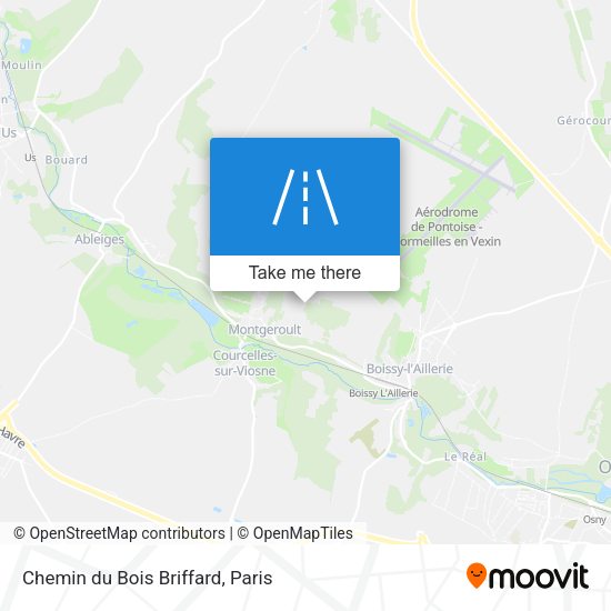 Chemin du Bois Briffard map