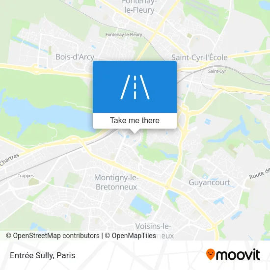 Entrée Sully map