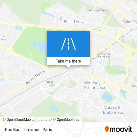 Rue Basile Levraud map